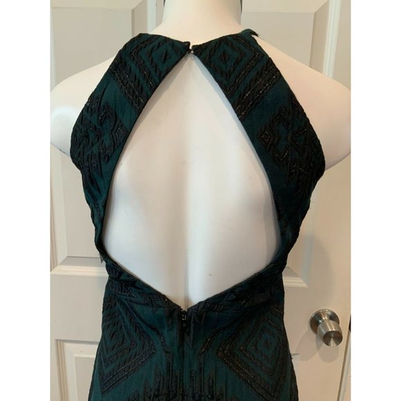 Parker Juniper Green Jaden Sheath Dress W/ Black Geometric Pattern, Size M, NWT! - Picture 6 of 8
